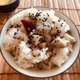 Sweet potato rice cooked rice